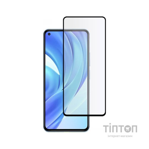 Скло захисне Drobak Xiaomi Mi 11 Lite 5G Black Frame A+ (606099)