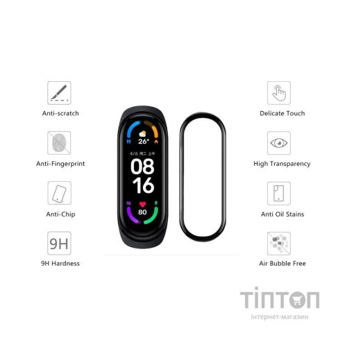 Скло захисне Drobak Xiaomi Mi Smart Band 6 (313136)