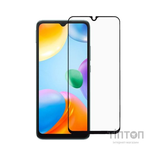 Скло захисне Drobak Xiaomi Redmi 10C Black Frame A+ (444438)