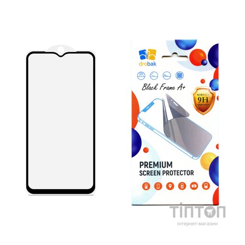Скло захисне Drobak Xiaomi Redmi A1 / A1+ / Poco C50 Black Frame A+ (505089) (505089)