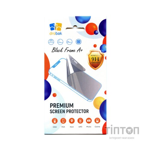 Скло захисне Drobak Xiaomi Redmi A1 / A1+ / Poco C50 Black Frame A+ (505089) (505089)