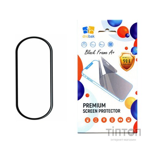 Скло захисне Drobak Xiaomi Smart Band 8 Black Frame A+ (323218)