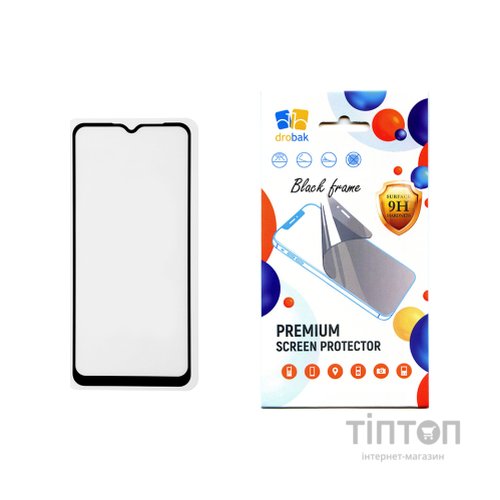 Скло захисне Drobak ZTE Blade A52 (Black) (505092) (505092)