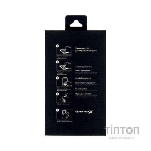 Скло захисне Grand-X Motorola G23 black (GXMTG23FCB)