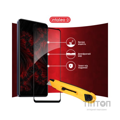 Скло захисне Intaleo Full Glue Tecno Spark 10 Pro (1283126580628)