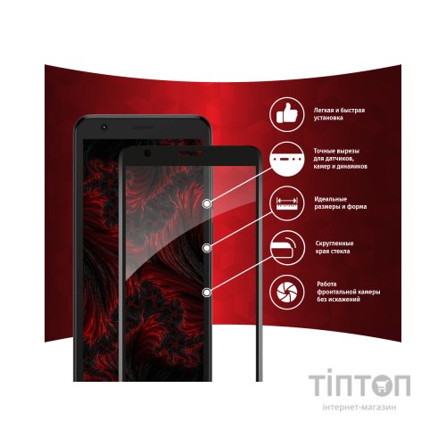 Скло захисне Intaleo Full Glue ZTE Blade L9 (1283126517747)