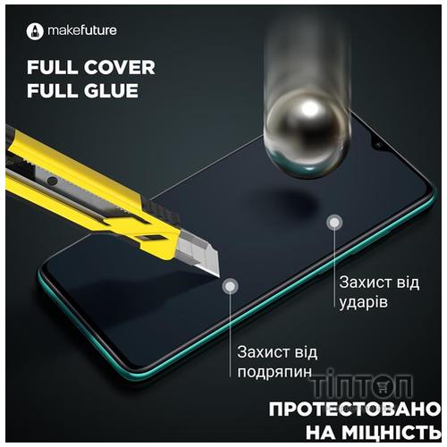 Скло захисне MakeFuture Samsung A21s Full Cover Full Glue (MGF-SA21S)