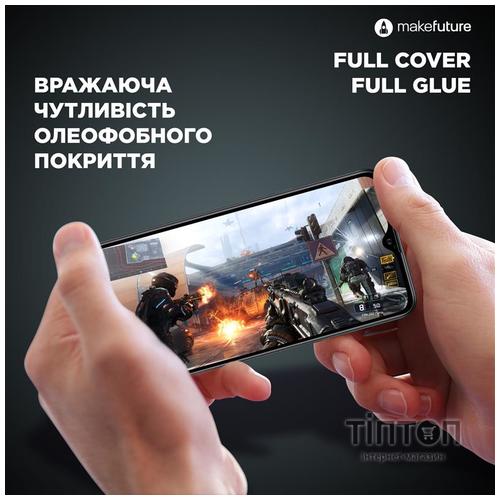 Скло захисне MakeFuture Samsung A21s Full Cover Full Glue (MGF-SA21S)