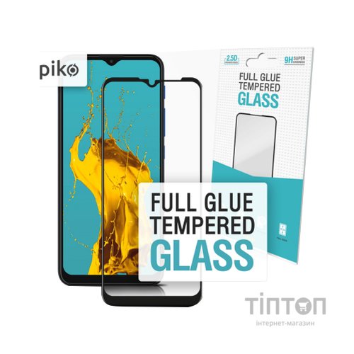 Скло захисне Piko Full Glue MOTO E7 Plus (1283126512773)
