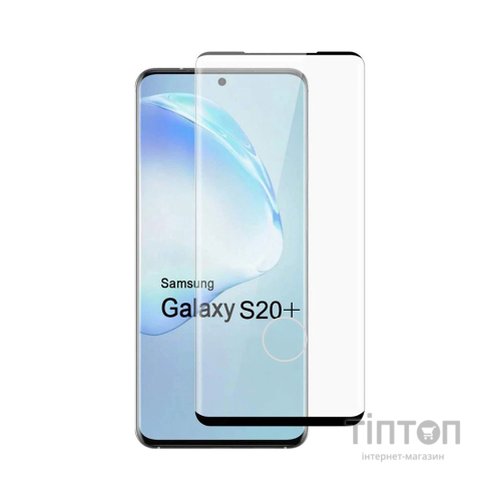 Скло захисне PowerPlant 3D Samsung Galaxy S20 Plus, Black (GL608218)