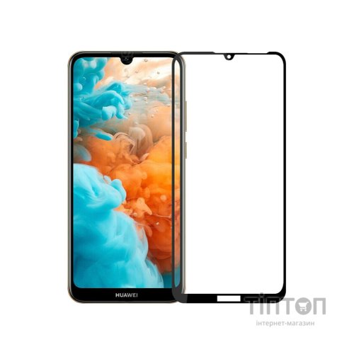 Скло захисне PowerPlant Full screen Huawei Y6 (2019), Black (GL606528)
