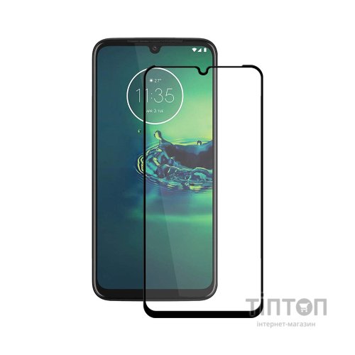Скло захисне PowerPlant Full screen Motorola Moto G8 Plus, Black (GL609383)