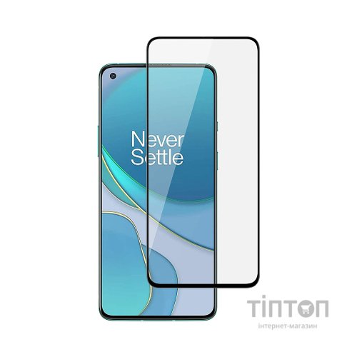 Скло захисне PowerPlant Full screen OnePlus 8T, Black (GL609321)