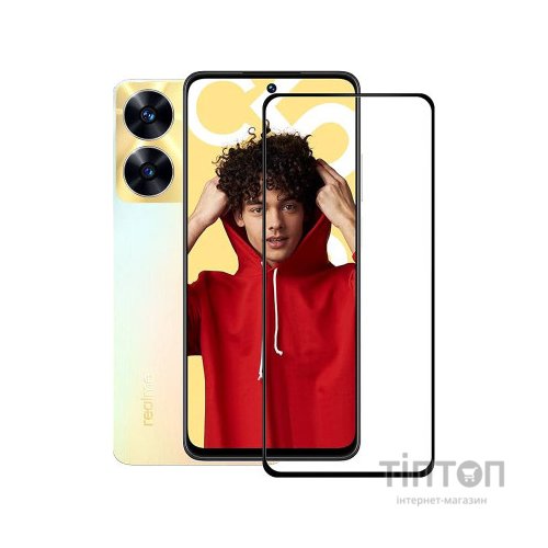 Скло захисне PowerPlant Full screen Realme C55 (GL603135)