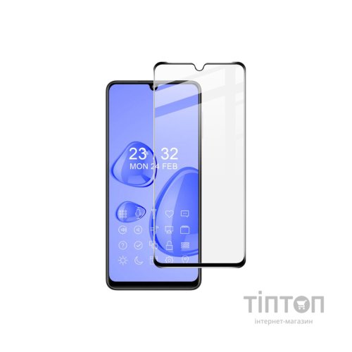 Скло захисне PowerPlant Full screen Samsung Galaxy A22, Black (GL609833)