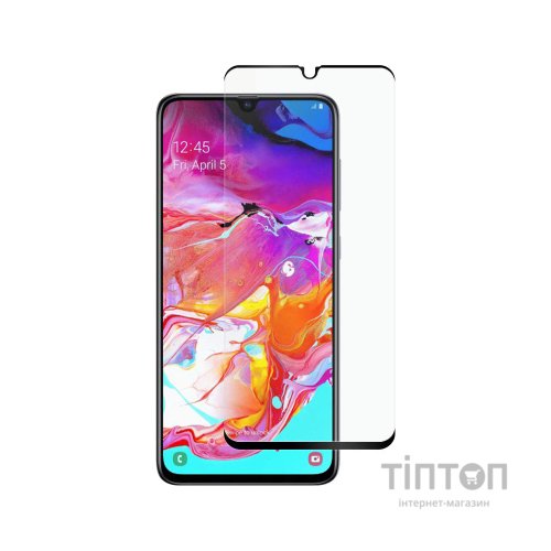 Скло захисне PowerPlant Full screen Samsung Galaxy A70, Galaxy A70s, Black (GL606887)