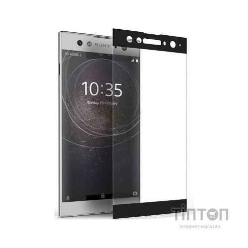 Скло захисне PowerPlant Full screen Sony Xperia XA2 Ultra, Black (GL605477)