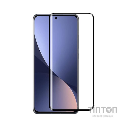 Скло захисне PowerPlant Full screen Xiaomi 12 Pro (GL602619)
