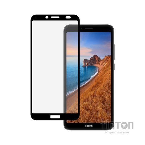 Скло захисне PowerPlant Full screen Xiaomi Redmi 7A, Black (GL607631)