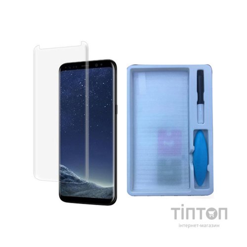 Скло захисне PowerPlant Samsung Galaxy Note 8 liquid glue + UF-lamp (GL604654)