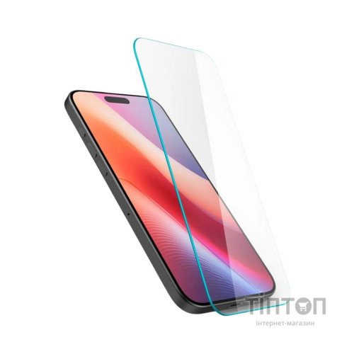 Скло захисне Spigen iPhone 16 Plus/15 Plus Glas tR SLIM HD (1 Pack) (AGL06890)