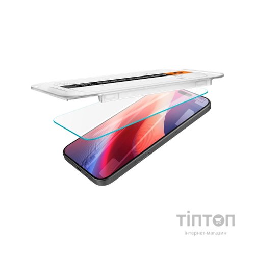 Скло захисне Spigen iPhone 16 Pro Glas.tR EZ Fit (2 Pack) (AGL07928)