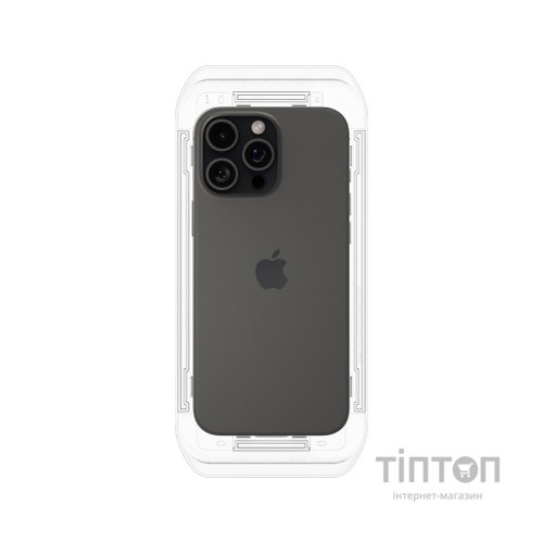 Скло захисне Spigen iPhone 16 Pro Glas.tR EZ Fit (2 Pack) (AGL07928)
