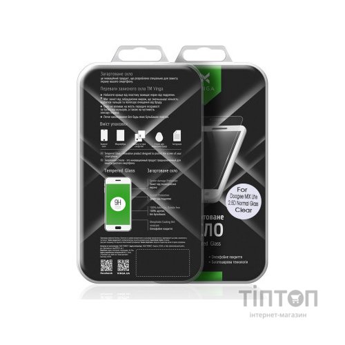 Скло захисне Vinga для Doogee MIX Lite (VTPGS-DMIXL)