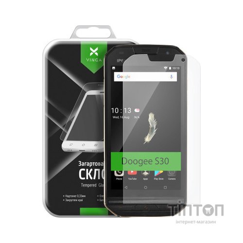 Скло захисне Vinga для Doogee S30 (VTPGS-DS30)