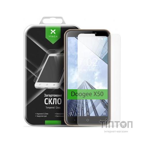 Скло захисне Vinga для Doogee X50 (VTPGS-DX50L)