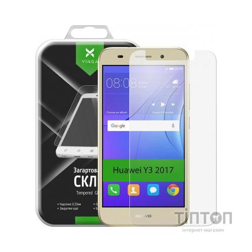 Скло захисне Vinga для Huawei Y3 2017 (Clear) (VTPGS-Y32017)