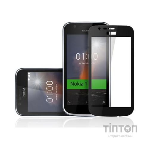 Скло захисне Vinga для Nokia 1 Black (VTPGS-N1B)