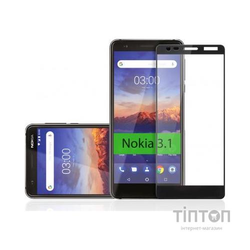 Скло захисне Vinga для Nokia 3.1 Black (VTPGS-N31B)