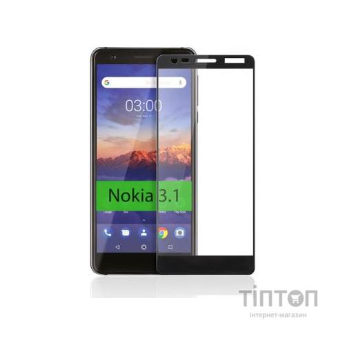 Скло захисне Vinga для Nokia 3.1 Black (VTPGS-N31B)