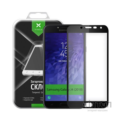 Скло захисне Vinga для Samsung Galaxy J4 (2018) J400 (VTPGS-J400)