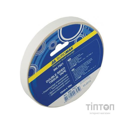 Скотч Buromax double-sided, 12mmХ10m (BM.7501)