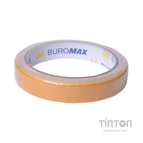 Скотч Buromax двосторонній на пінній основі 18 мм х 2 м (BM.7513)