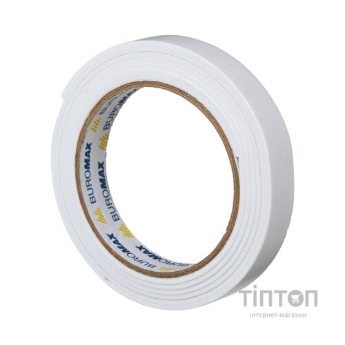 Скотч Buromax двосторонній на пінній основі 18 мм х 2 м (BM.7516)