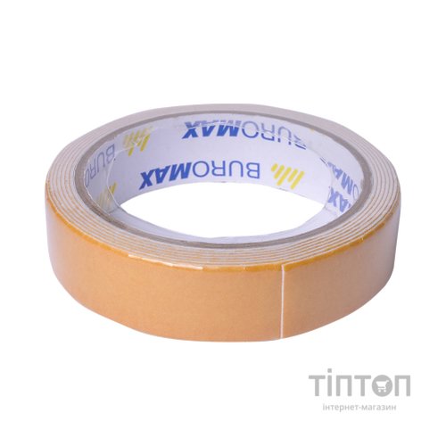 Скотч Buromax двосторонній на пінній основі 24 мм х 2 м (BM.7514)