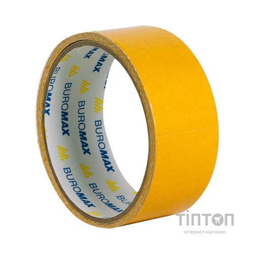 Скотч Buromax двосторонній на тканинній основі 36 мм х 5 м (BM.7555)