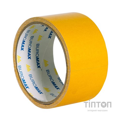 Скотч Buromax двосторонній на тканинній основі 48 мм х 5 м (BM.7556)