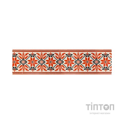 Скотч Buromax Вишиванка 48 мм х 35 м Червона (BM.7007-69)