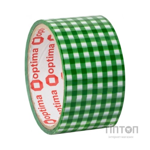 Скотч Optima 48 мм х 20 м, Tartan зелений (O45364)