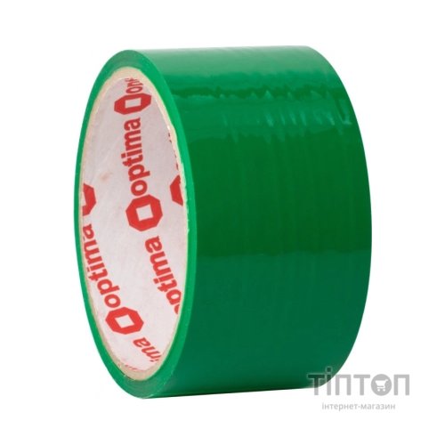 Скотч Optima 48 мм х 30 м , зелений (O45304-04)