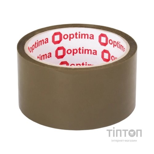Скотч Optima 48 мм х 40 м х 440 мкм, коричневий (O45317)