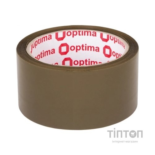 Скотч Optima 48 мм х 60 м х 40 мкм, коричневий (O45319)