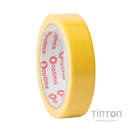 Скотч Optima малярний 24 мм х 27 м, жовтий (O45341)