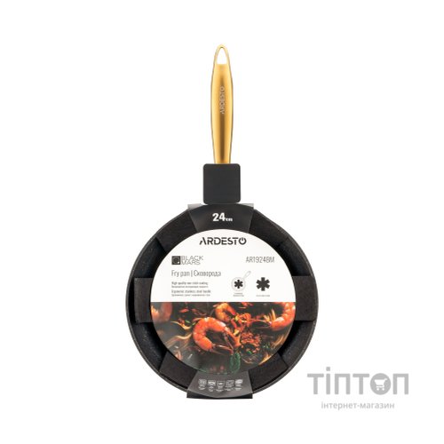 Сковорода Ardesto Black Mars Sparkle 24 см (AR1924BM)