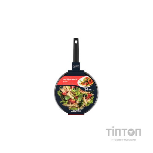 Сковорода Ardesto Gemini Gourmet Viareggio Cover Grey 24 см (AR1924GDL)