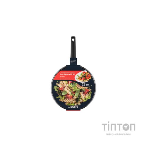 Сковорода Ardesto Gemini Gourmet Viareggio Cover Grey 28 см (AR1928GDL)
